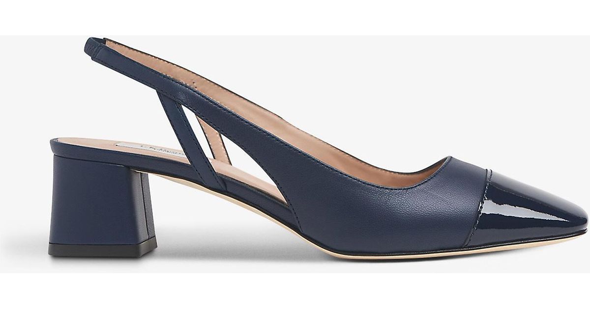lk bennett block heel