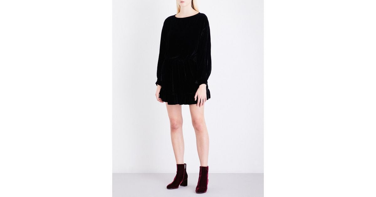 ulla johnson velvet dress