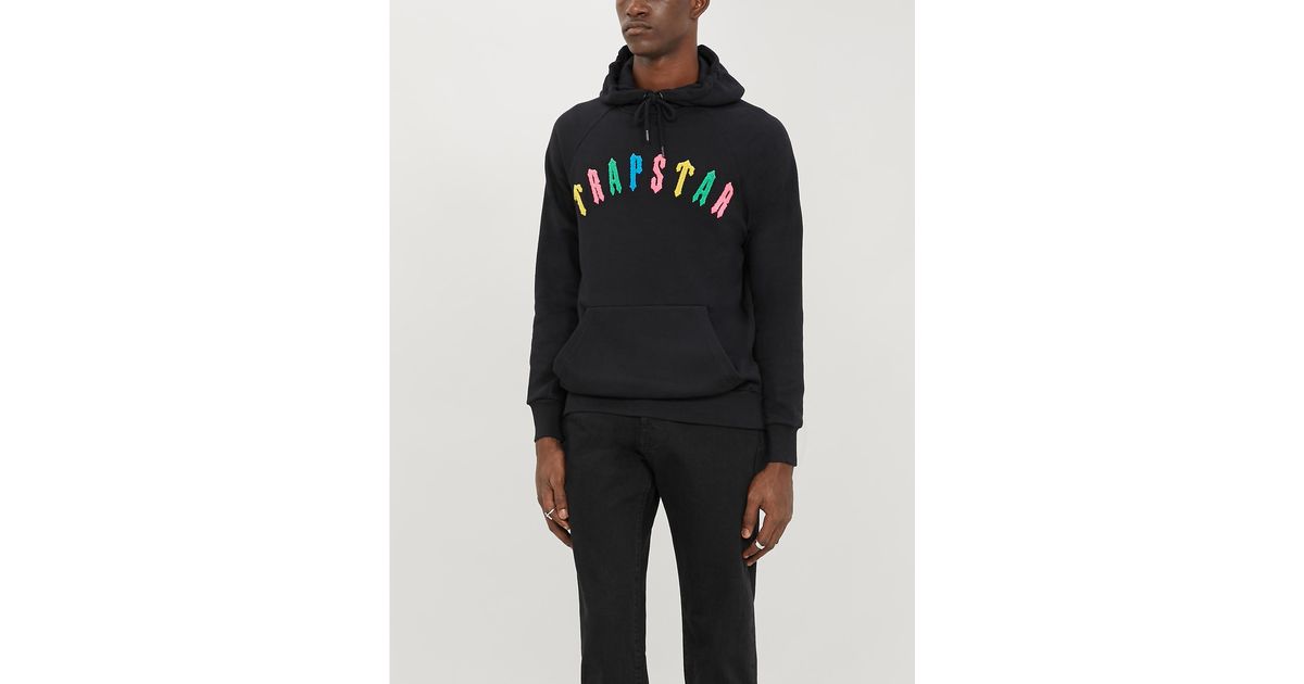 trapstar rainbow hoodie