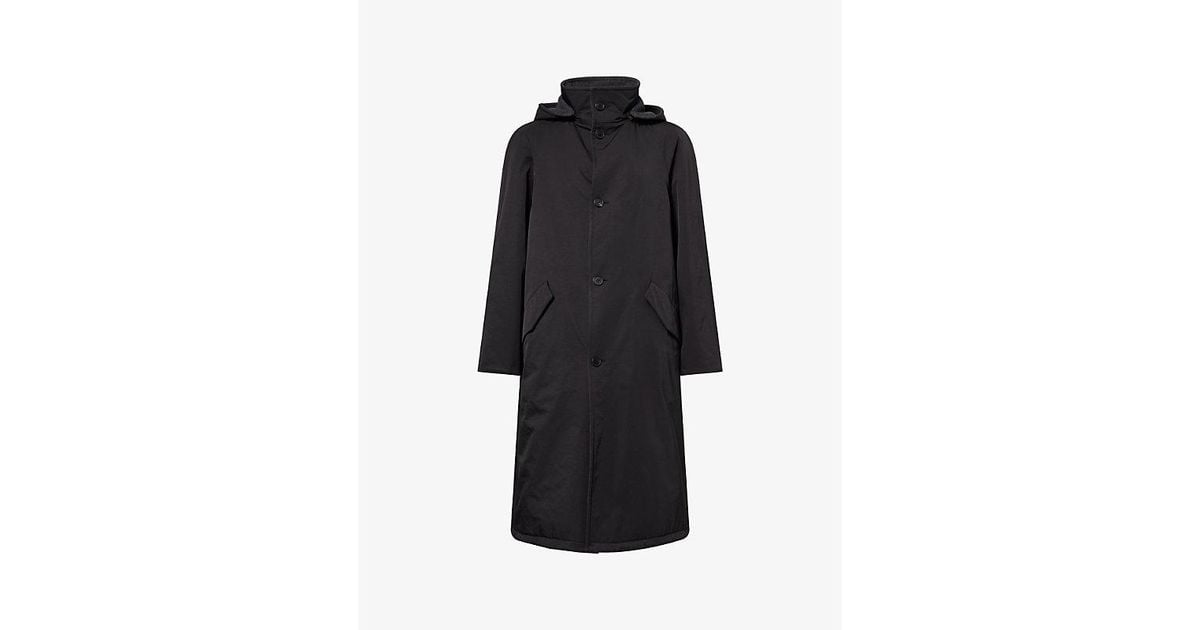 The Row Nikar Reversible Cotton Blend Coat in Black for Men | Lyst UK
