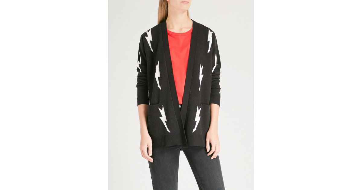 lightning bolt cardigan