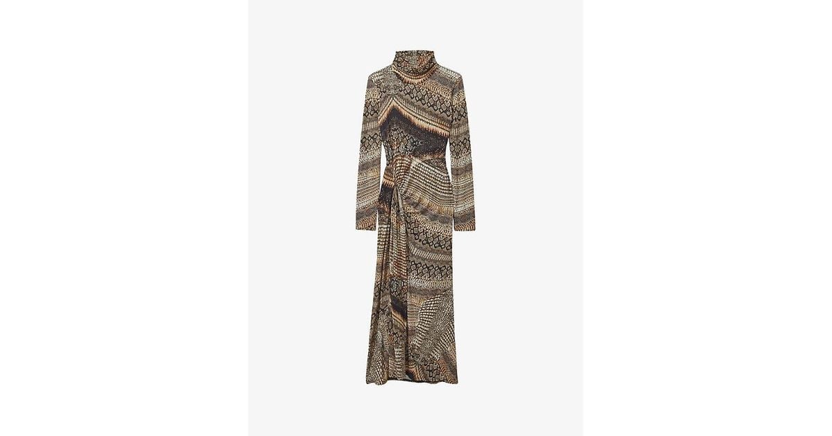 reiss-Brown-Naomi-Snake-Print-
