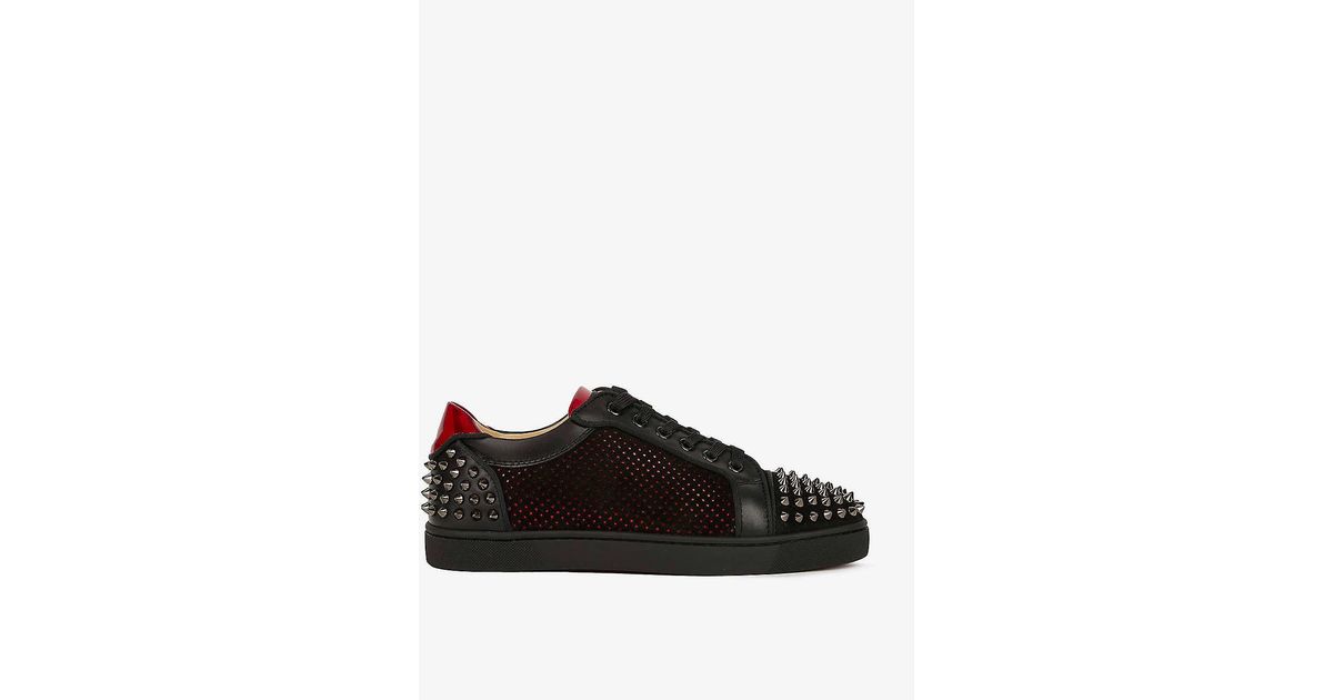 Christian Louboutin Mens Black-loubi/bk Gun Seavaste 2 Orlato Flat Sue