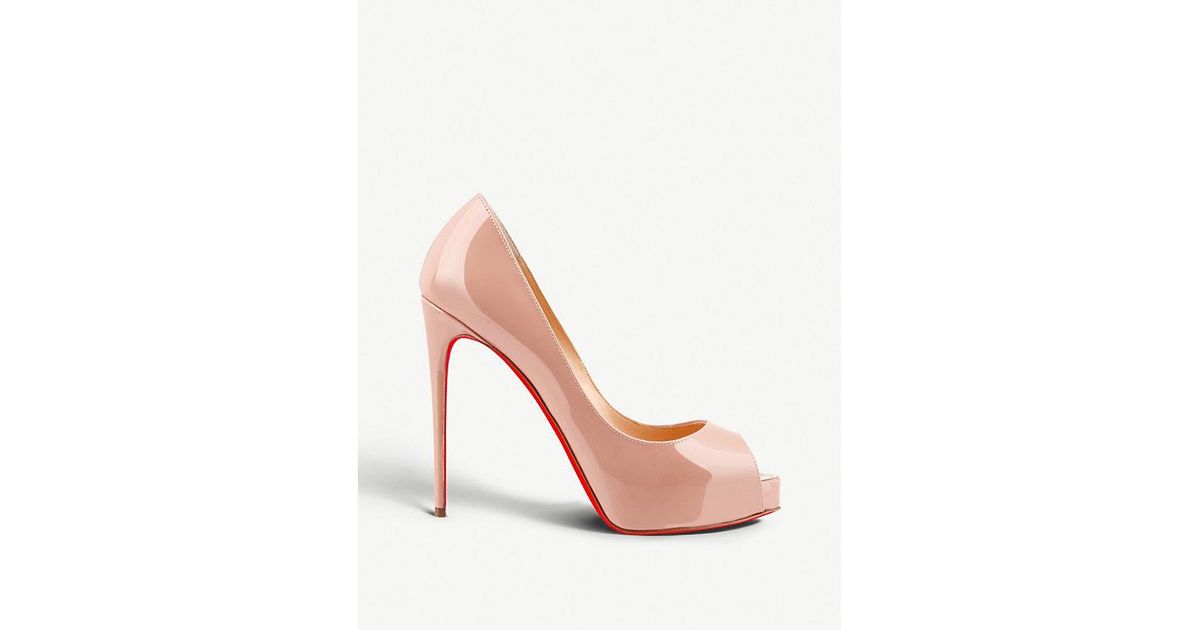 Christian Louboutin New Very Prive 120 Patent Leather Courts in Pink Lyst