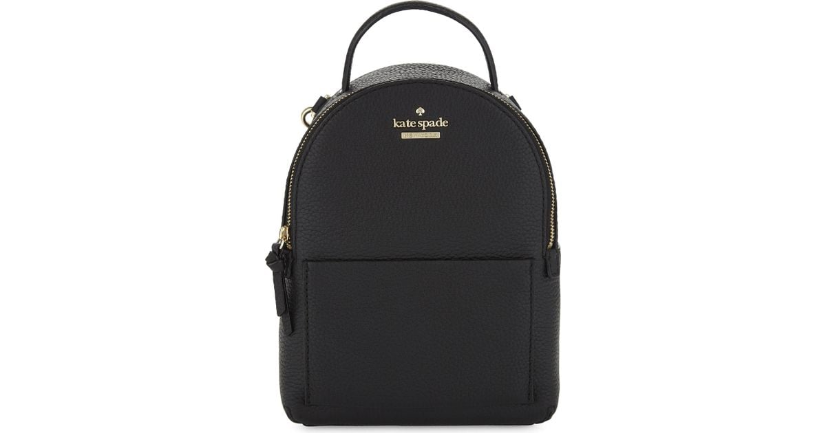 Kate Spade Jackson Street Merry Mini Leather Backpack in Black | Lyst Canada