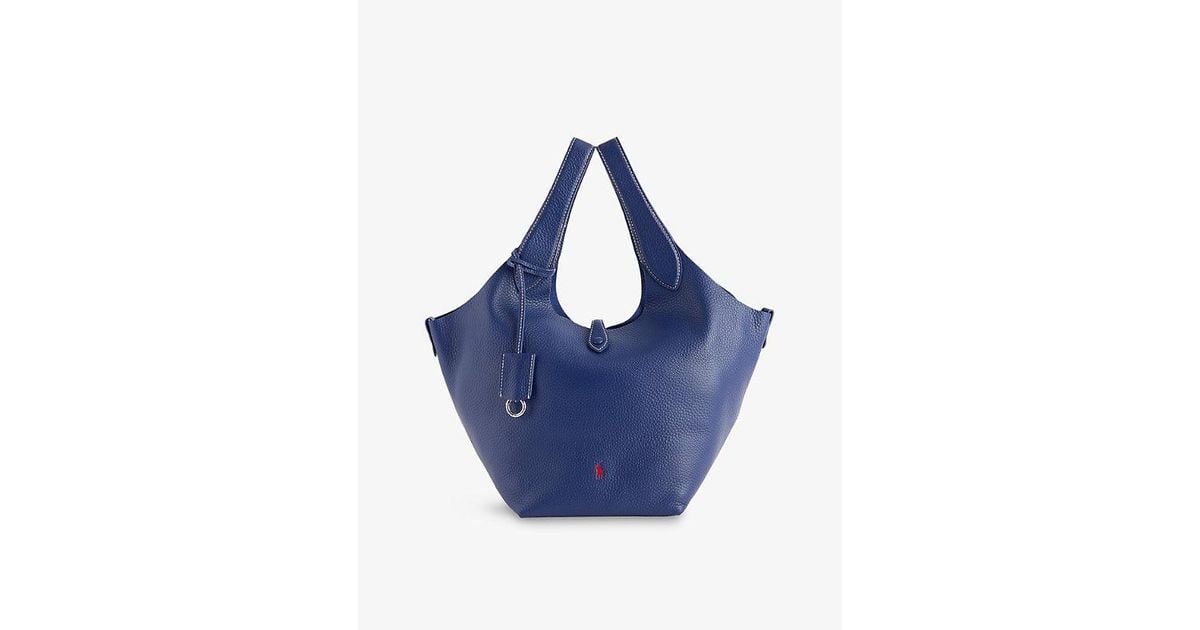 Ralph Lauren★Polo Play Leather Tote Bag ハンドバッグ トート Polo Play Leather Tote