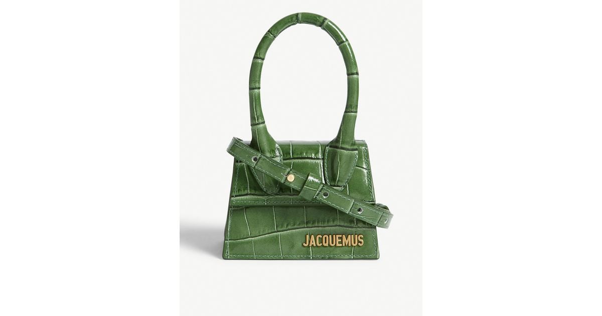 Jacquemus, Bags, Mini Green Snakeskin Jacquemus Bag