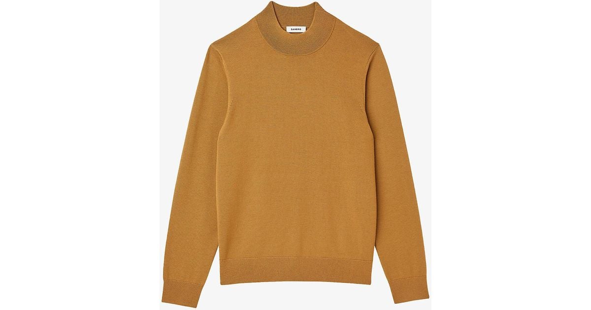 Sandro Synthetic Industrial Stretch-woven Jumper in Natural for Men | Lyst