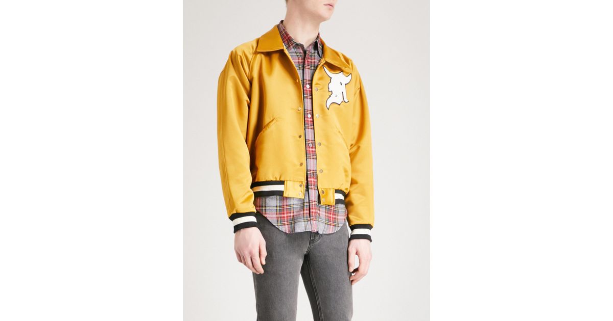 Fear Of God Fifth Collection Manuel Satin Bomber Jacket in Metallic for Men  | Lyst