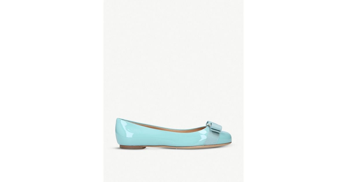 pale blue ballet flats