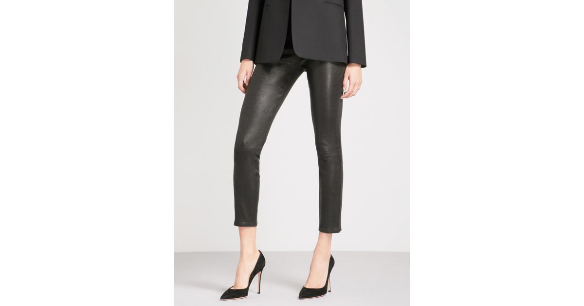 j brand alana leather pants