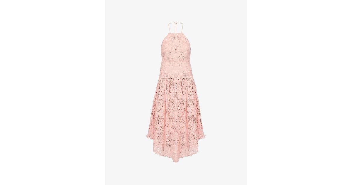 Tierra Palm Shadow Cotton Silk Dress