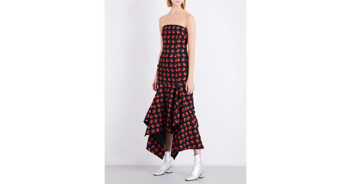solace london strapless dress