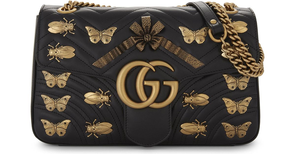 gucci animal studs bag