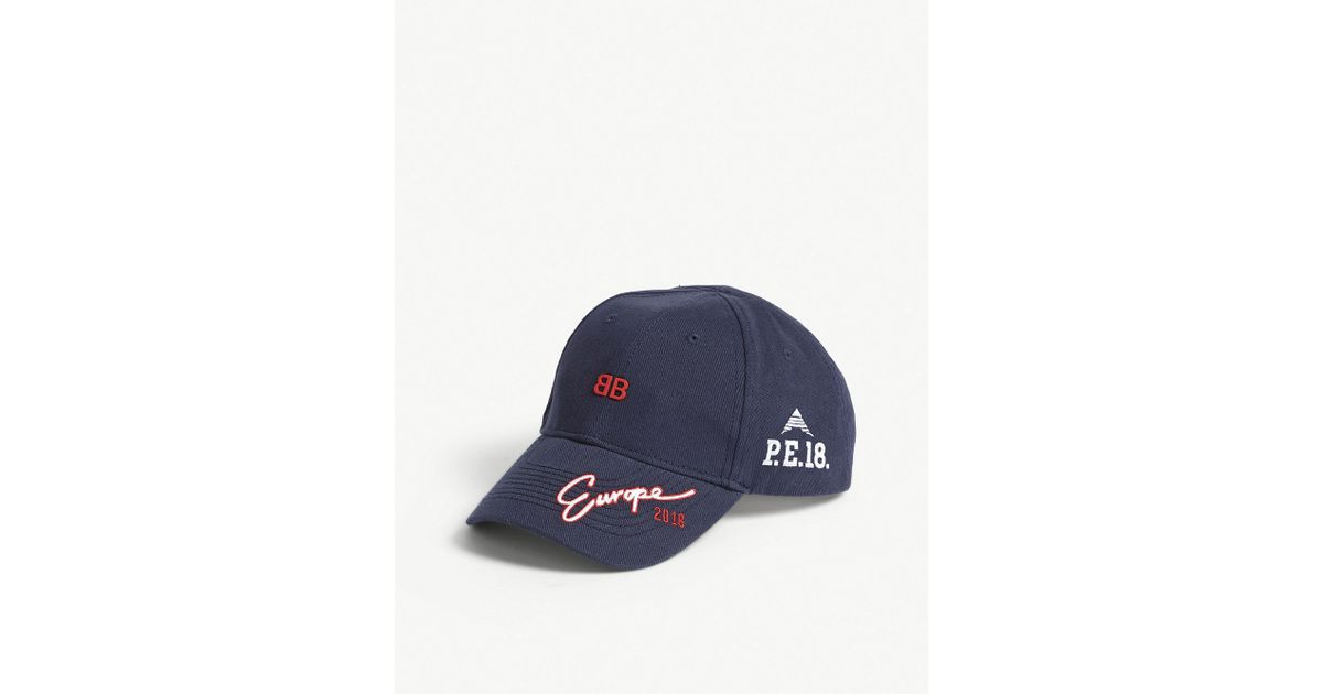 balenciaga cap navy