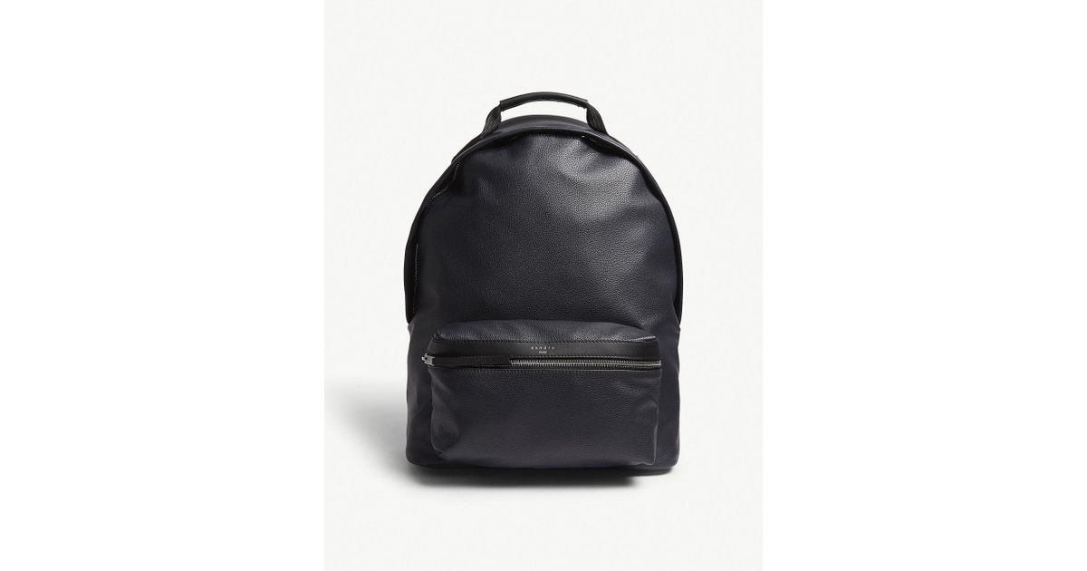 sandro leather backpack