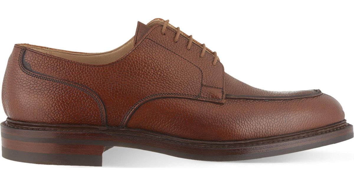 Crockett & Jones Durham Split Toe Derby Shoes in Brown for Men | Lyst
