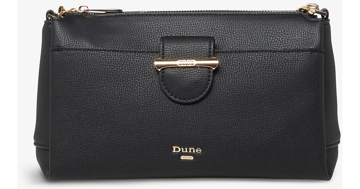 Dune Darlena Fauxleather Crossbody Bag in Black Lyst Australia