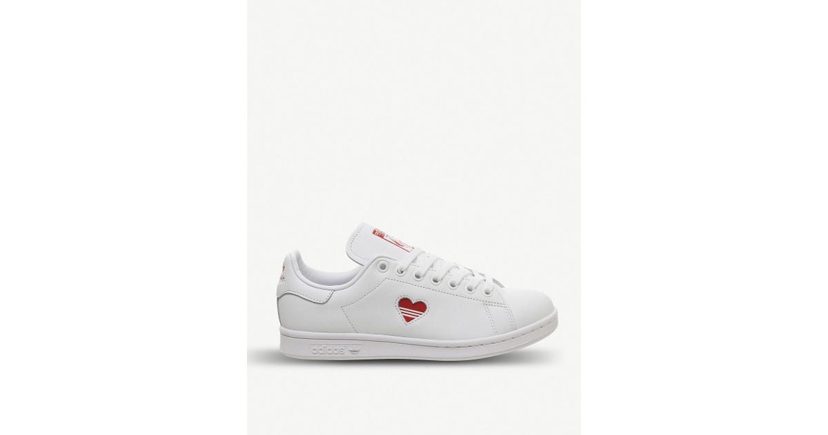 adidas stan smith heart red