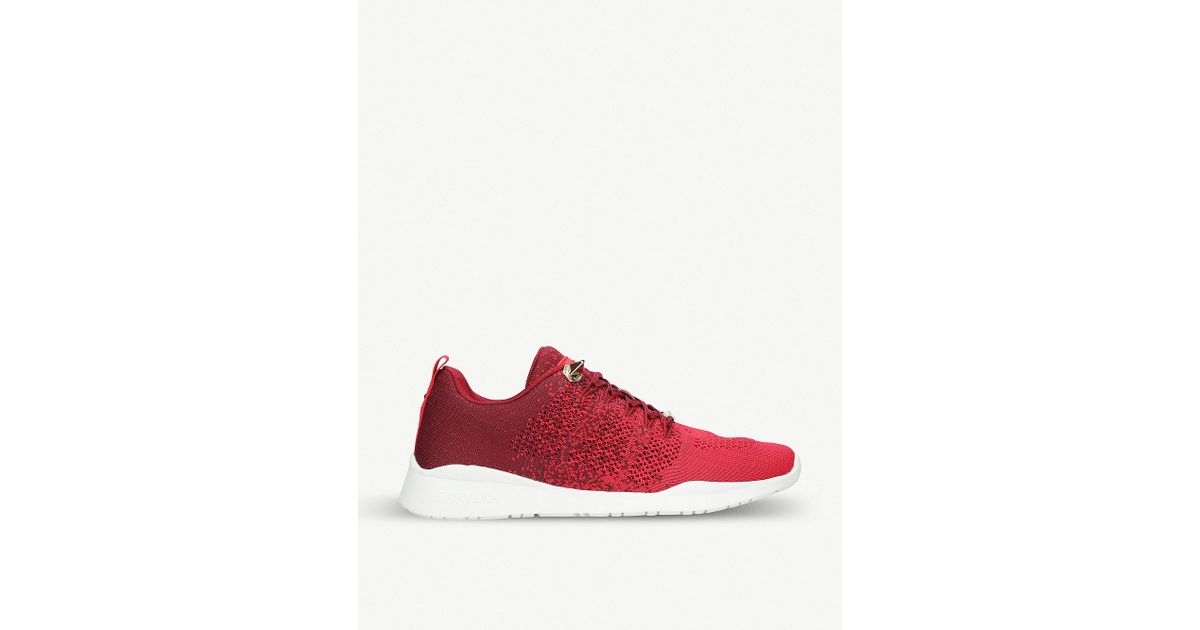 carvela red trainers