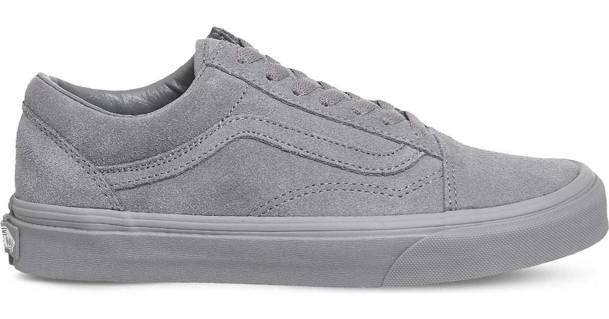vans old skool frost grey suede