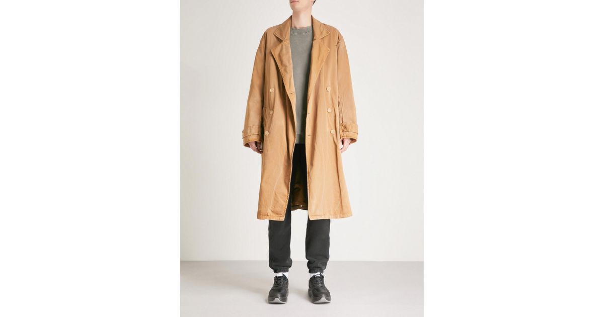 Yeezy Season 6 Oversized Cotton-blend Trench Coat for Men | Lyst Canada