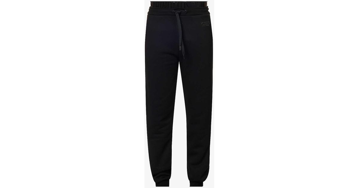Moschino logo tape jogging bottoms sale