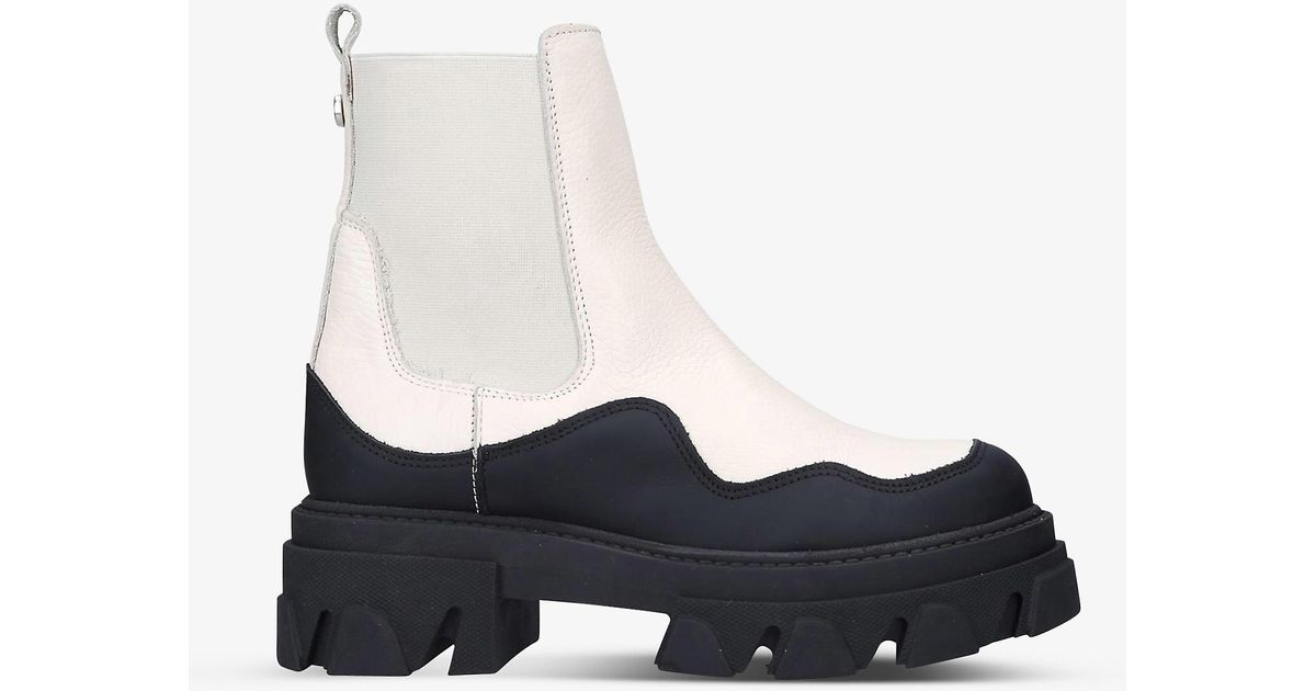 Steve Madden Merilyn Moulded-sole Leather Chelsea Boots - Lyst
