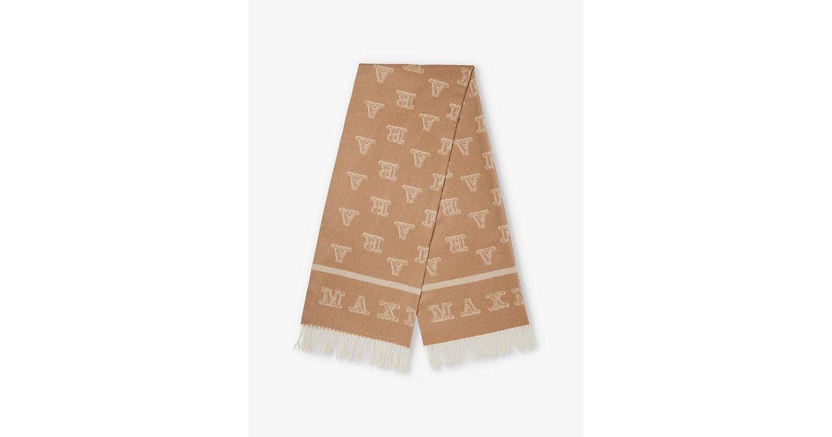 【関税&送料込】Max Mara Wsklause Scarf In Cashmere max-mara-Cammello-Wsklause-