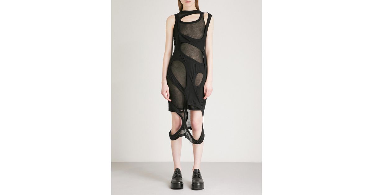 blue dress for baby girl Rick Owens F/W 2017 "Glitter" Black Sheath Dress  THE WAY WE WORE