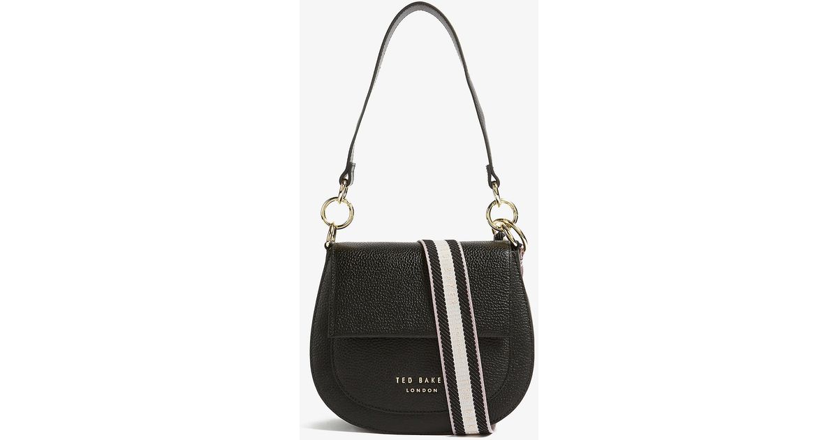 Ted Baker Amali Leather Cross-body Bag in Gray