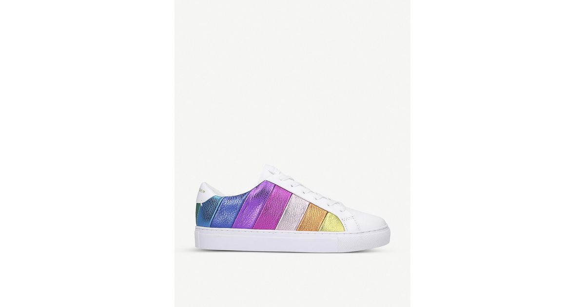 kurt geiger lane stripe trainers