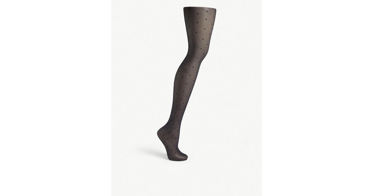 falke polka dot tights