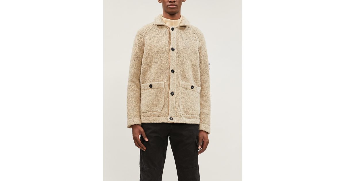 terry cloth cardigan