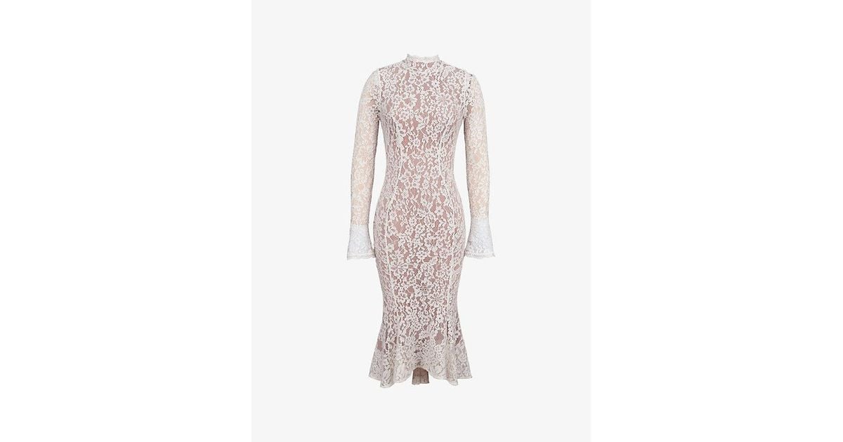 zimmermann lucky lace dress Lucky Lace Plunge Mini Dress