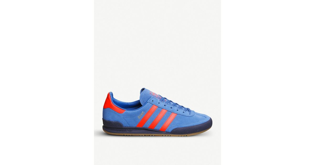 adidas jeans trace royal red