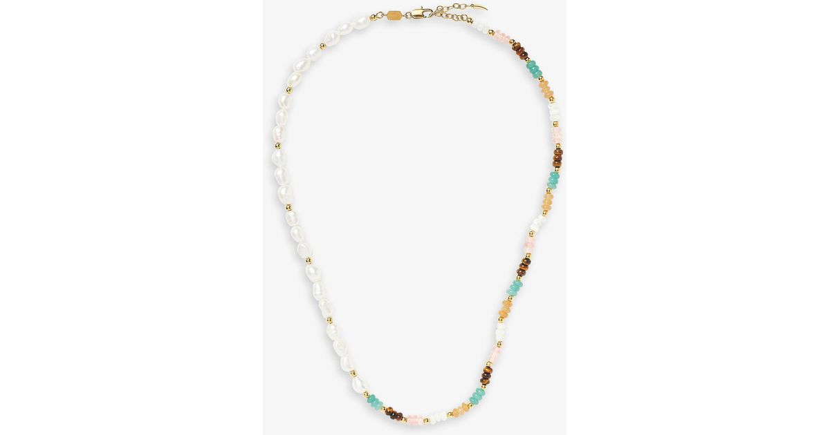 Missoma Good Vibes Medium Recycled 18ct Yellow Goldplated Brass And