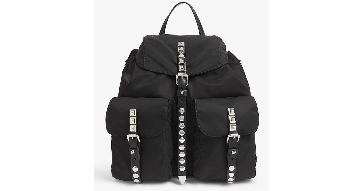 prada backpack studs