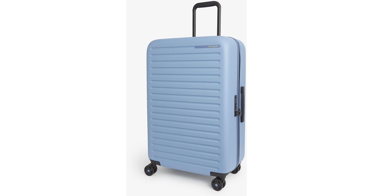 Samsonite Sam Stackd Spinner Shell Suitcase 68cm in Blue Lyst UK