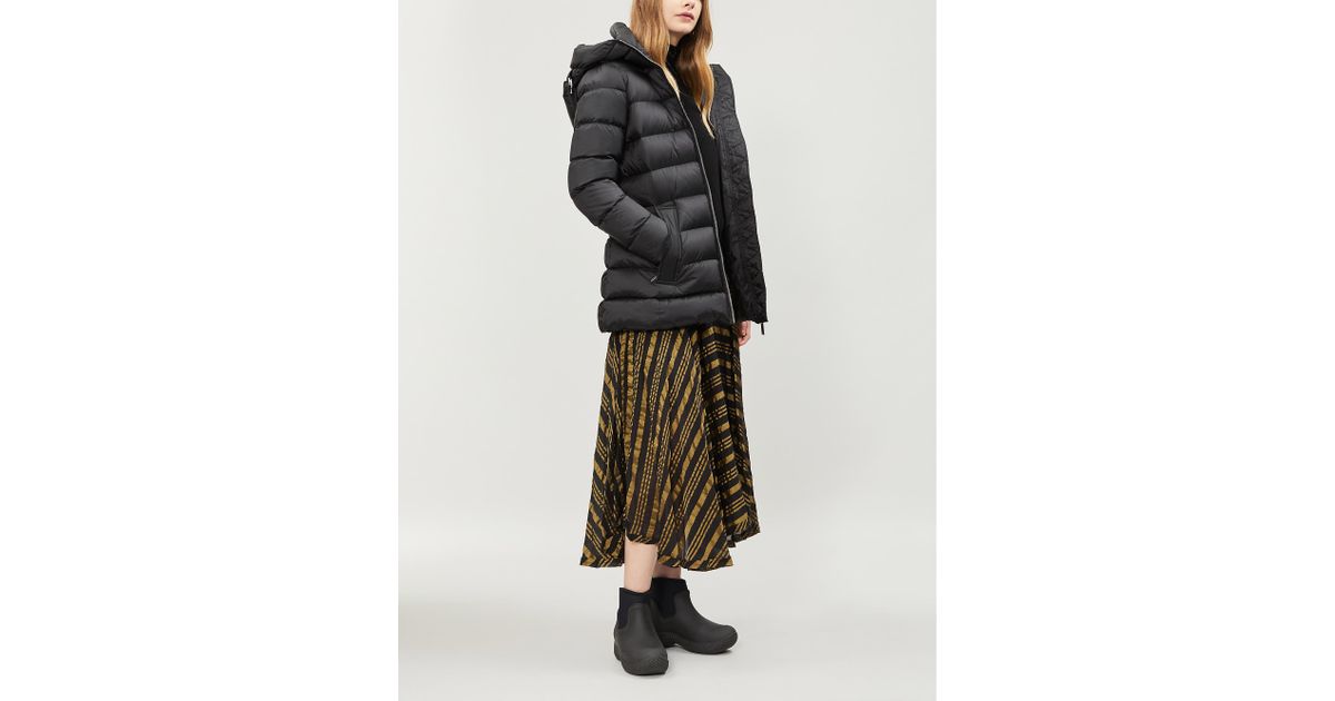 limehouse quilted down puffer coat