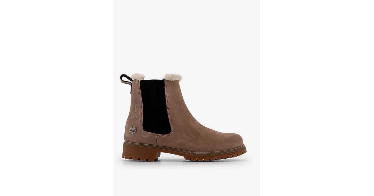 Timberland Lyonsdale Leather Chelsea Boots in Brown | Lyst