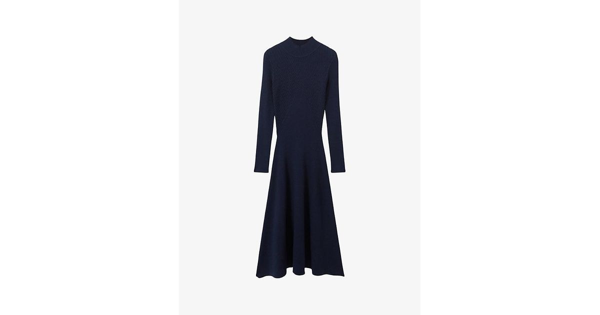 reiss-Navy-Hannah-Flared-