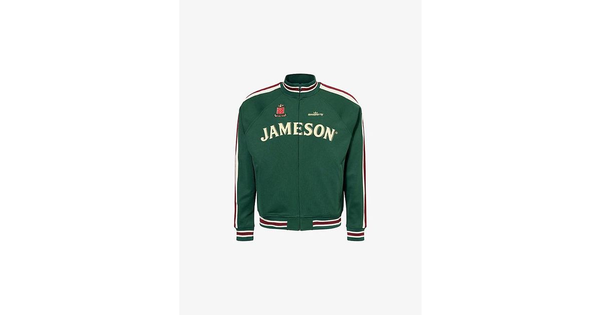 AWAKE NY X Jameson Striped Woven Track Jacket in Green for Men | Lyst