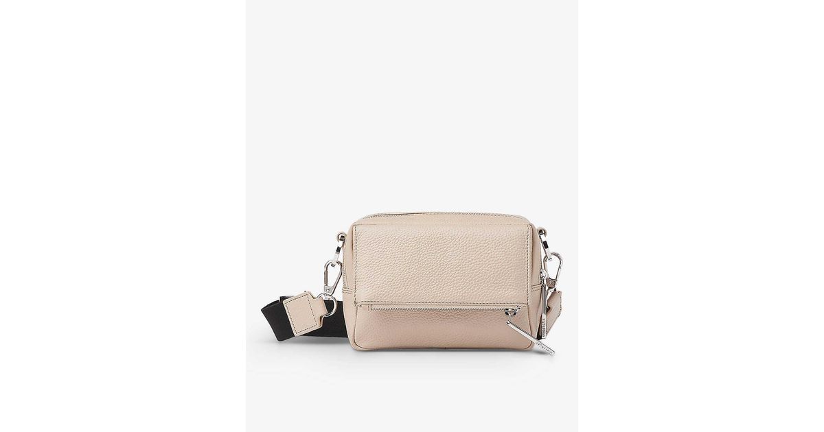Whistles Bibi Leather Crossbody Bag in Natural Lyst