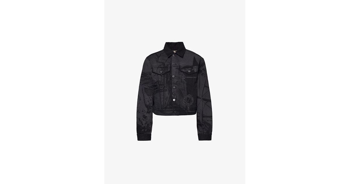 Marc Jacobs X The Wizard Of Oz Graphic-Wash Denim Trucker