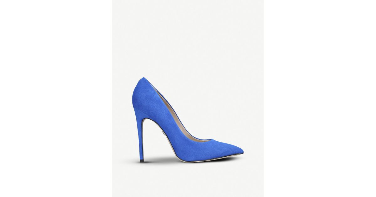 blue suede courts