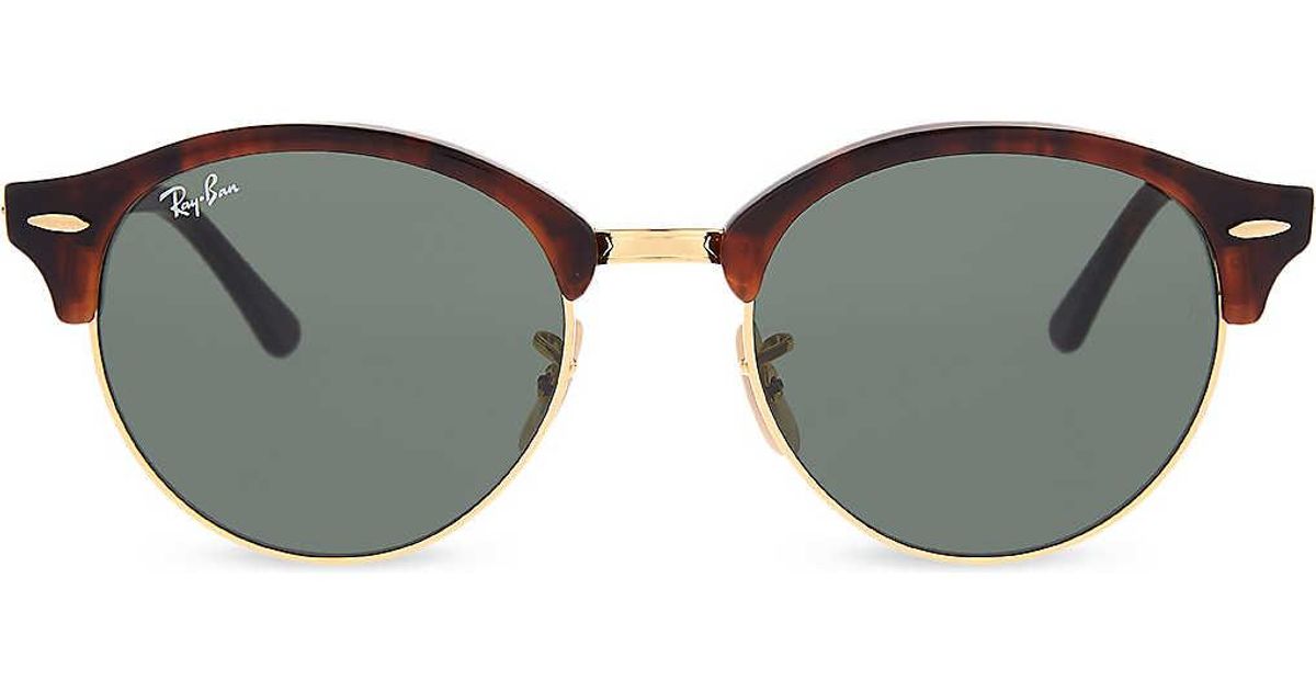 Ray-Ban Rb4246 Clubround Sunglasses in Gray for Men | Lyst