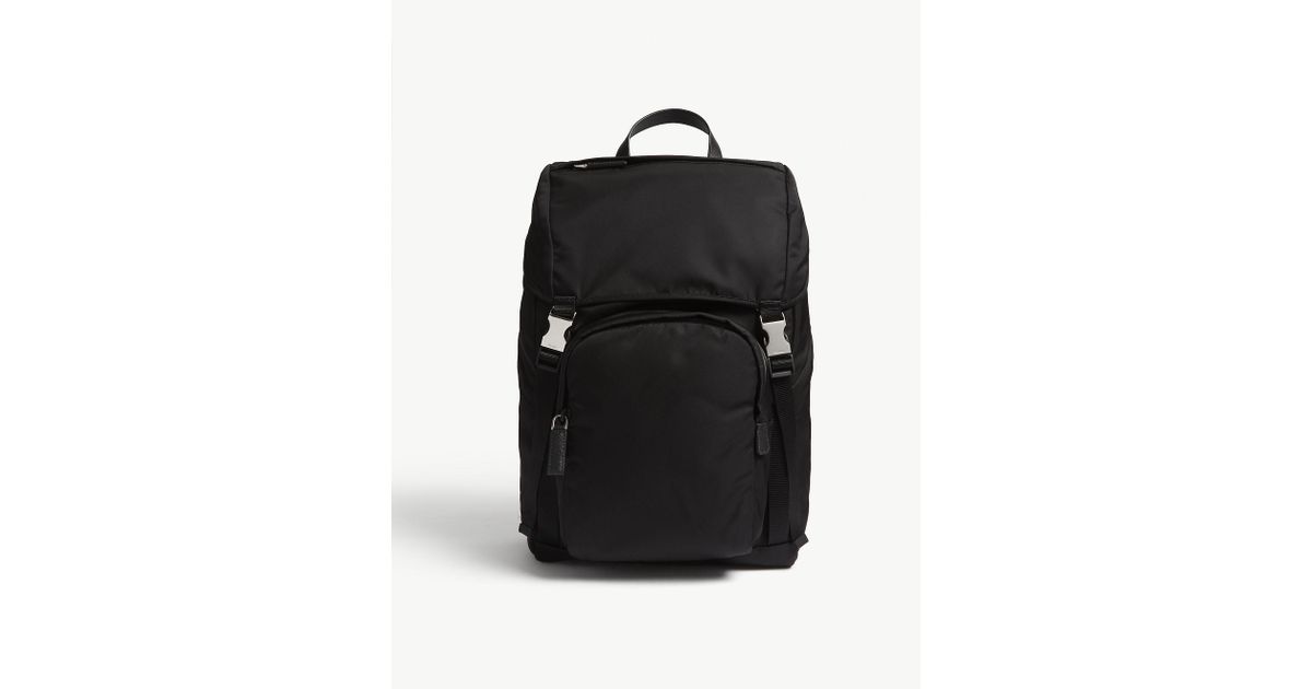 prada technical backpack
