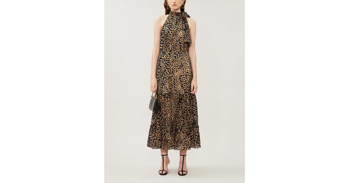 rixo leopard print dress