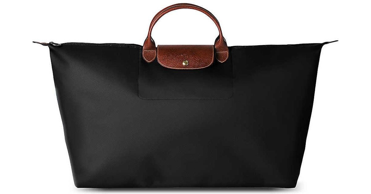 Longchamp Le Pliage Extra Large Travel Bag in Black Lyst UK